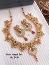 02 Matte Fancy Designer Hasadi Set Necklace Wholesale Price In Surat
